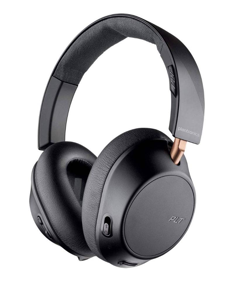 Plantronics BackBeat GO 810 Wireless Active Noise Canceling Over Ear Headphones(Graphite Black) zoom image