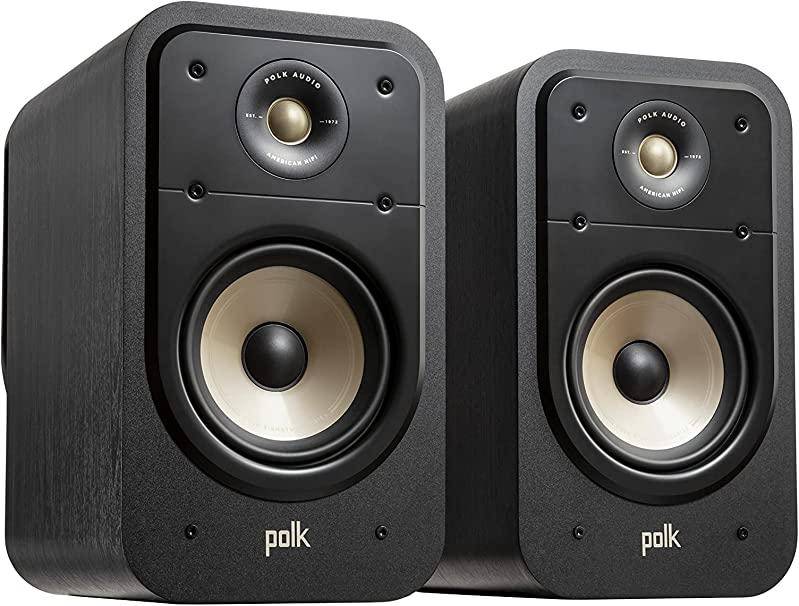 Polk Audio Signature Elite ES20 Bookshelf Speaker full-range hi-fi and cinematic sound and Power Port base system zoom image