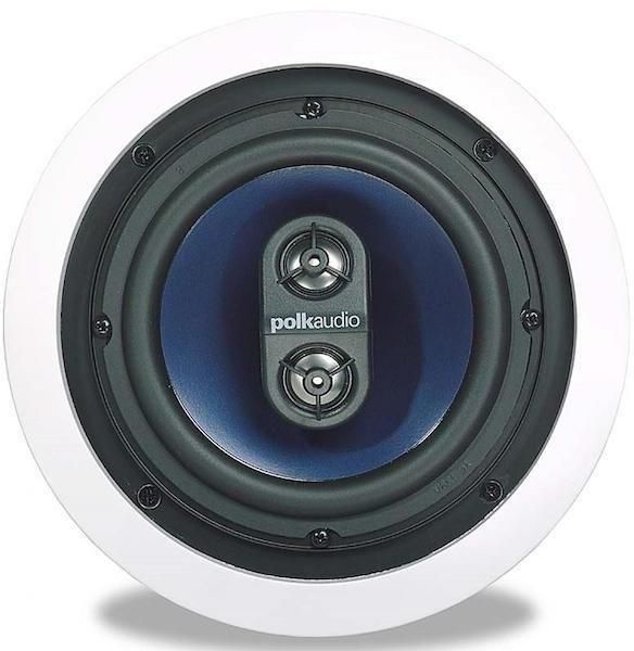 Polk Audio RC6S Ceiling Stereo Speaker Perfect Match For Indoor/Outdoor Placement Bath, Kitchen,Covered Porches  zoom image