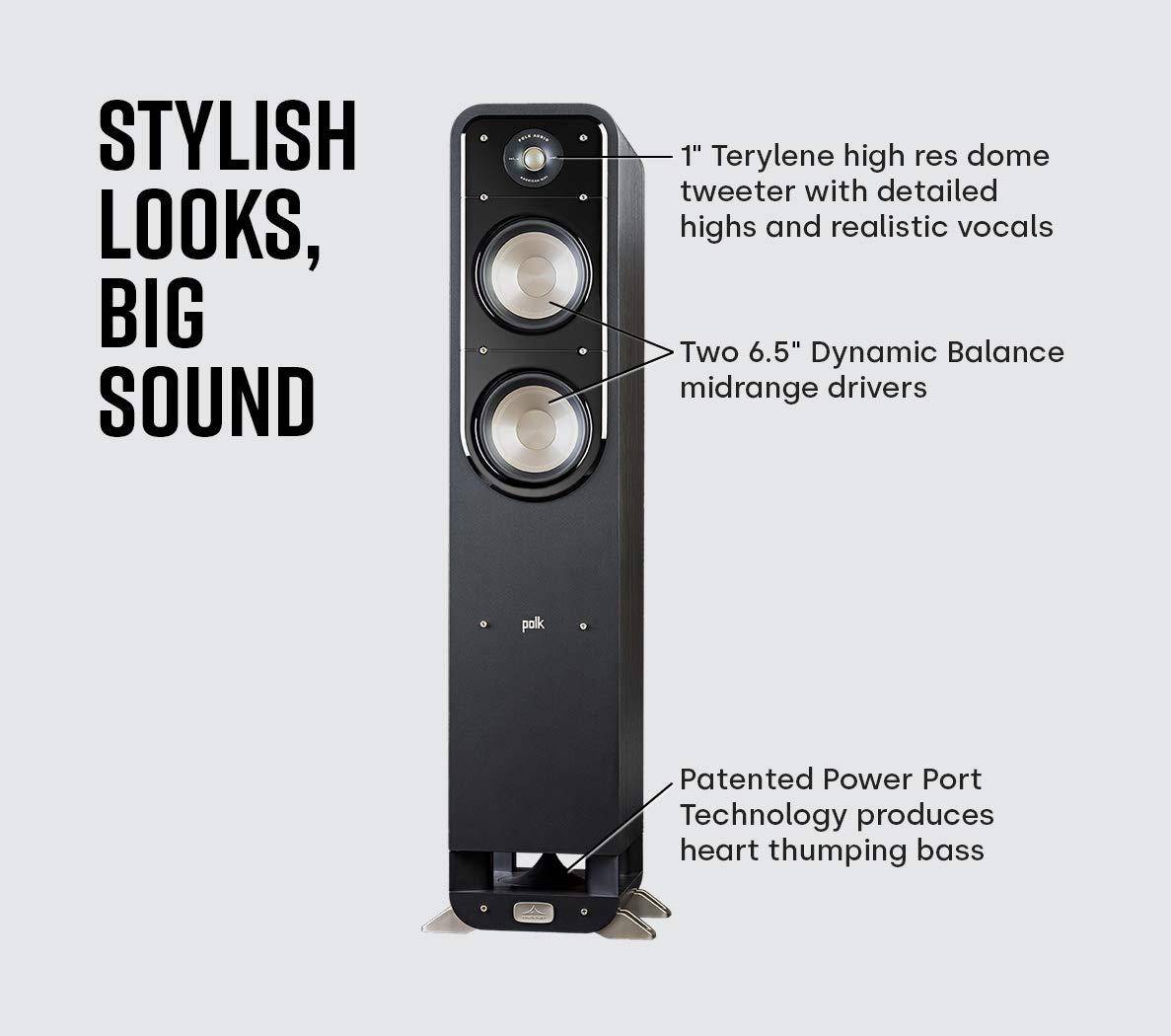 Polk Audio Signature Elite ES20 High Resolution Bookshelf Speaker (Pair) at  best price in India