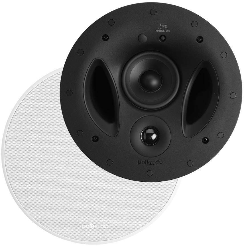 Polk Audio  VS 90 RT 3 Way in Ceiling Speaker Vanishing Series Dual Band pass Low Frequencies speaker(Each) zoom image