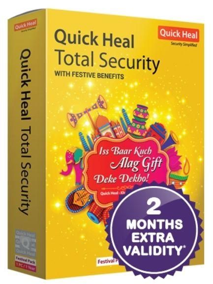 Quick Heal Total Security Festival Pack Regular 1 User(1yr) (TR1FE) zoom image