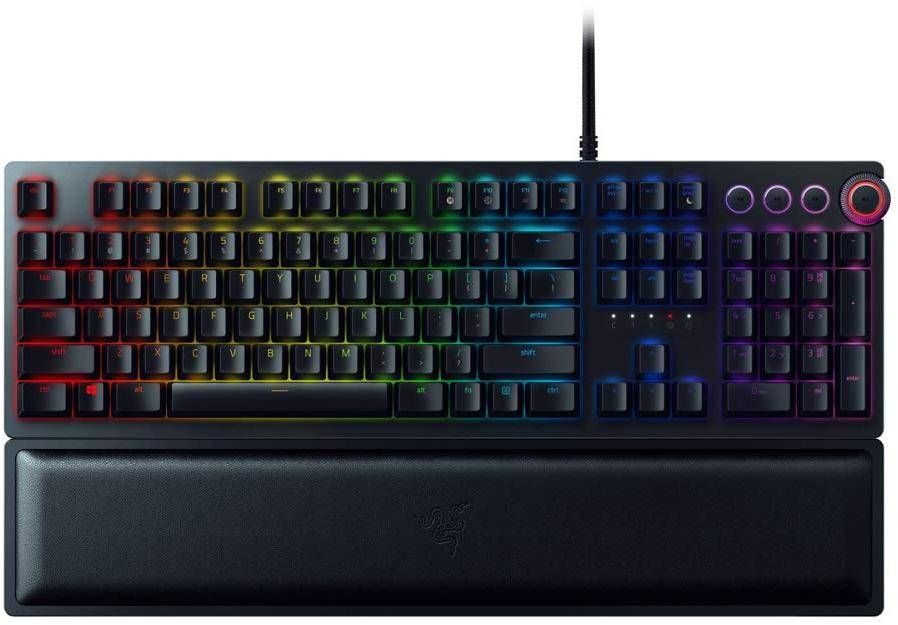 Razer Huntsman Elite Opto Mechanical Gaming Keyboard US Layout (RZ03-01870100-R3M1) zoom image