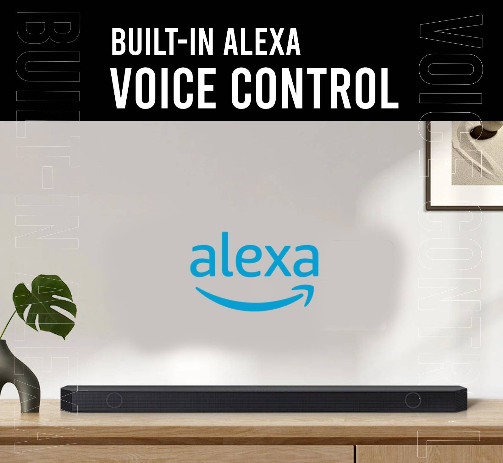 Built-in Alexa Voice Control