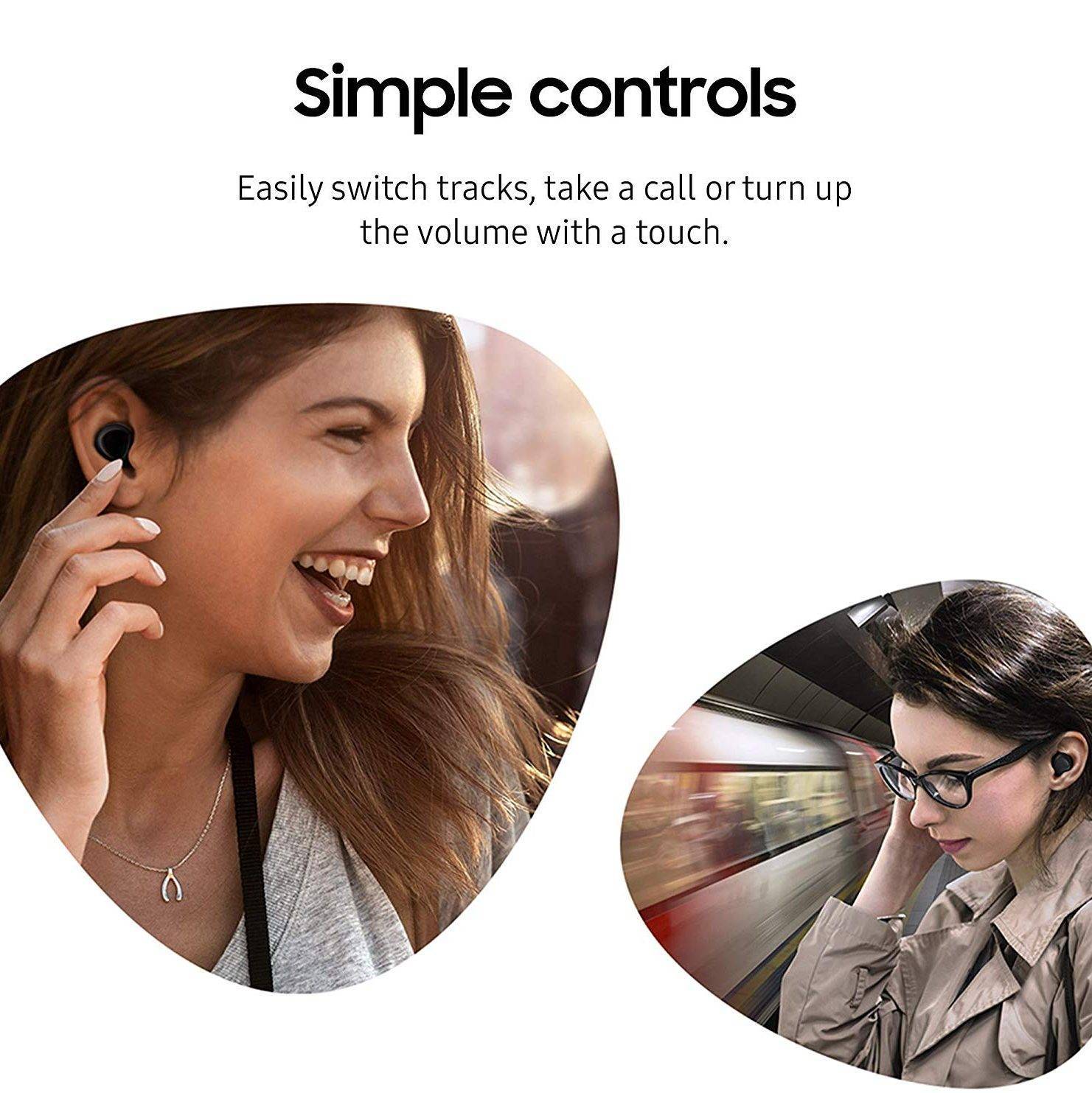 buttons to control music