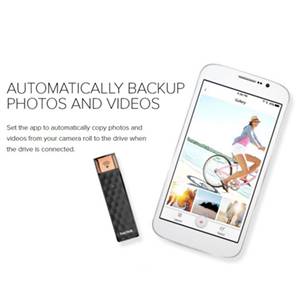 Automatically backup photos and videos with sandisk connect app