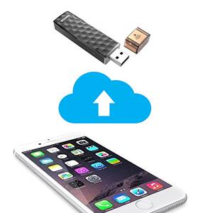Transfer your files to the connect wireless stick instantly