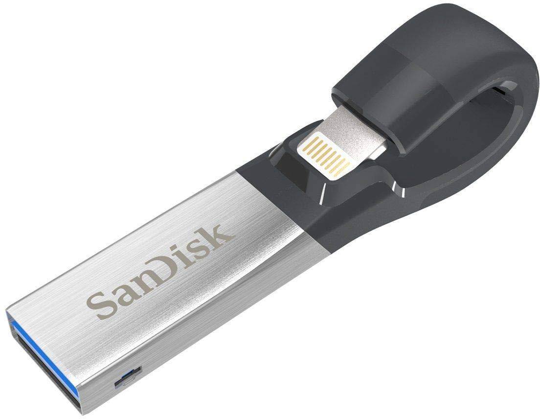 SanDisk iXpand 128GB Flash Drive For IPhones and Ipads (SDIX30N-128G-GN6NE) zoom image