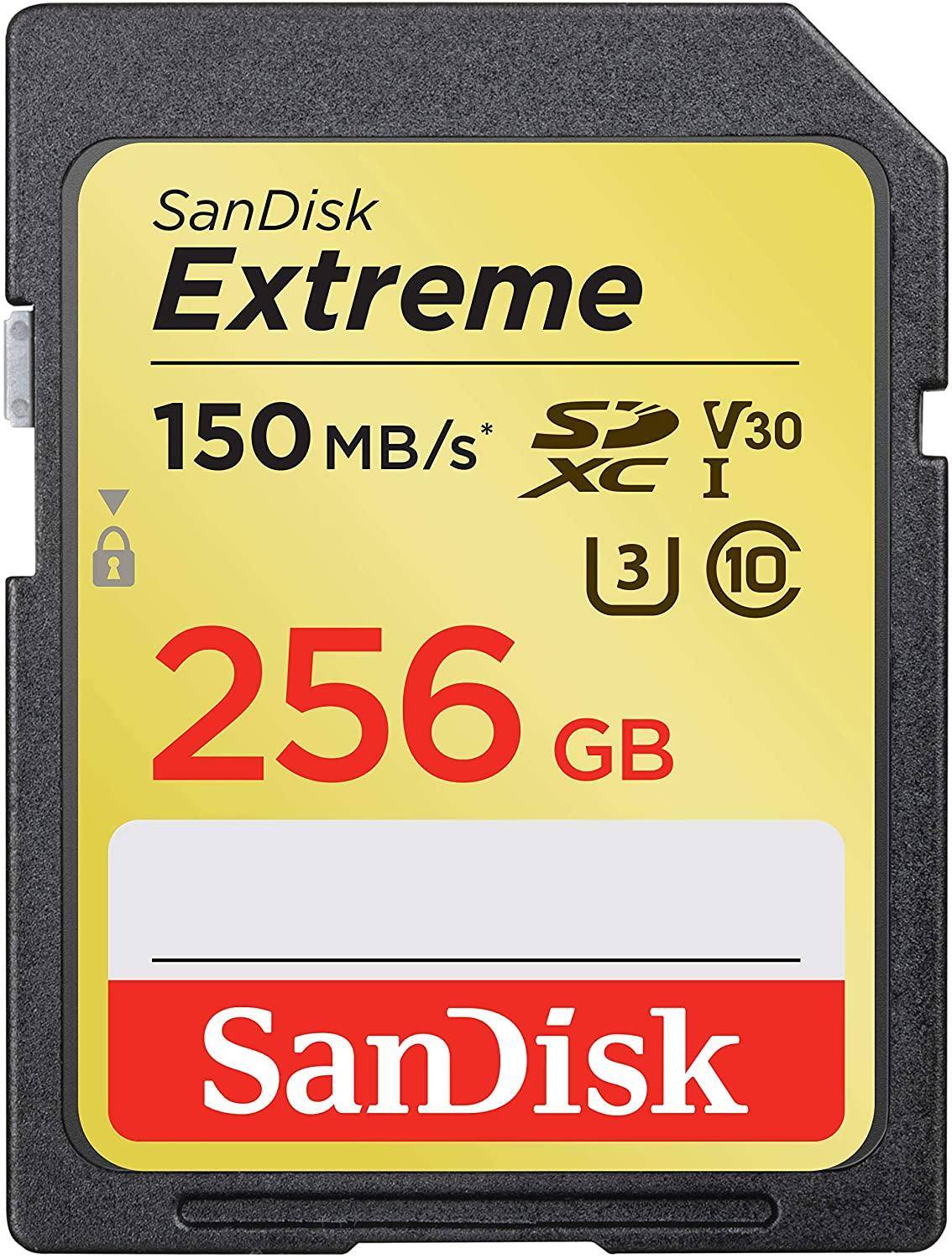 Sandisk Extreme (SDSDXV5-256G-GNCIN) 256 GB SDXC UHS-I Memory Card zoom image