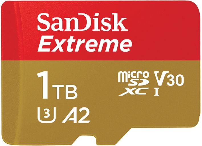 Sandisk 1TB Extreme Micro SDXC UHS-I Memory Card With Adapter zoom image
