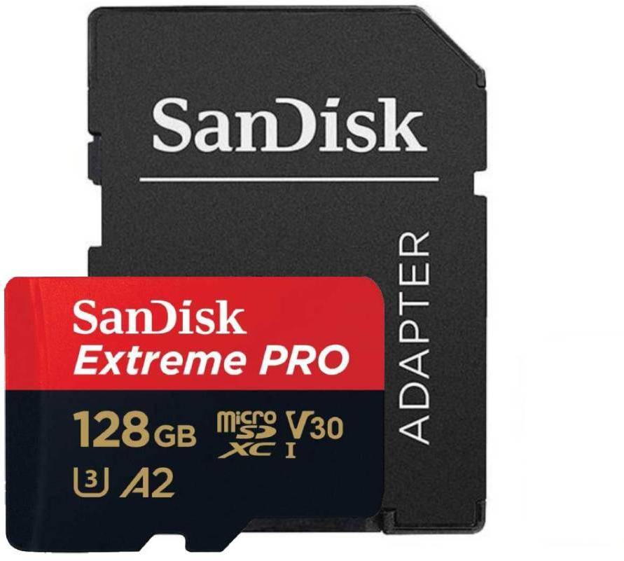 Карта памяти sandisk 128gb extreme