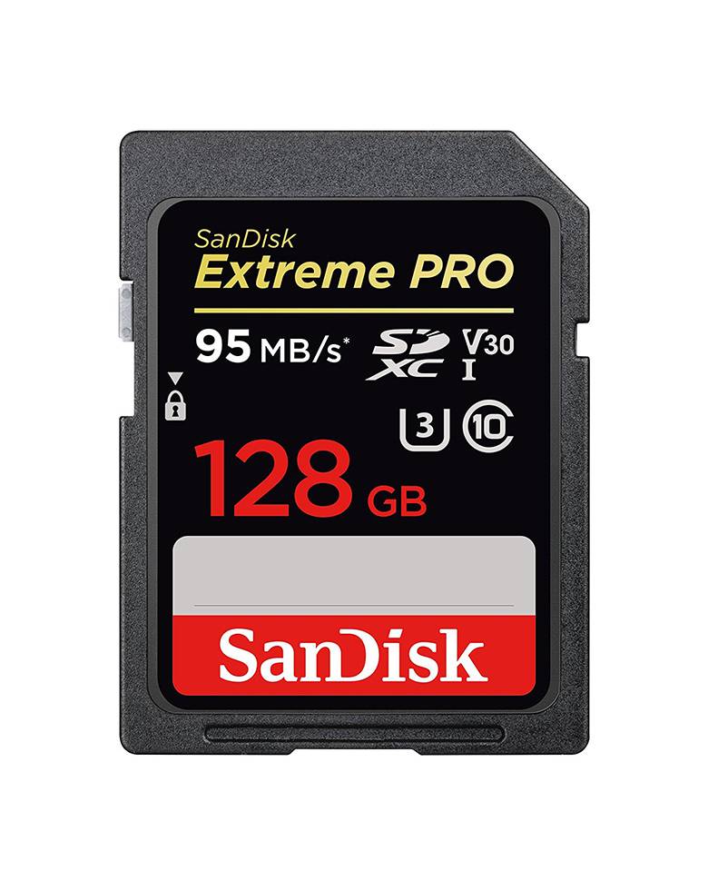 Карта памяти sandisk extreme pro sdxc 128gb uhs i u3 v30 sdsdxxy 128g gn4in