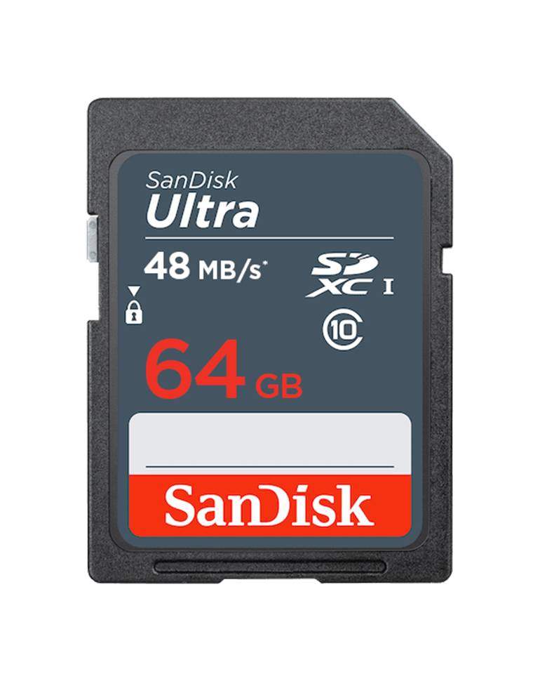 SanDisk Ultra 64GB Class 10 SDXC UHS-I 48MB/s Memory Card zoom image