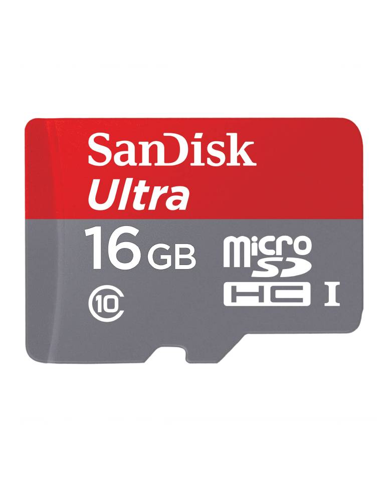 SanDisk Ultra  16GB class 10 80 mb/s Micro SDHC Memory Card zoom image