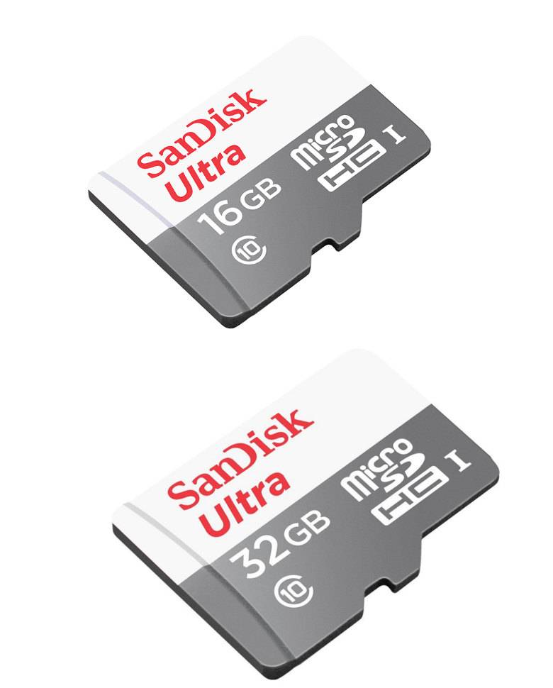 Buy Sandisk 16GB 32GB Ultra MicroSD Class 10 Memory Cards Combo