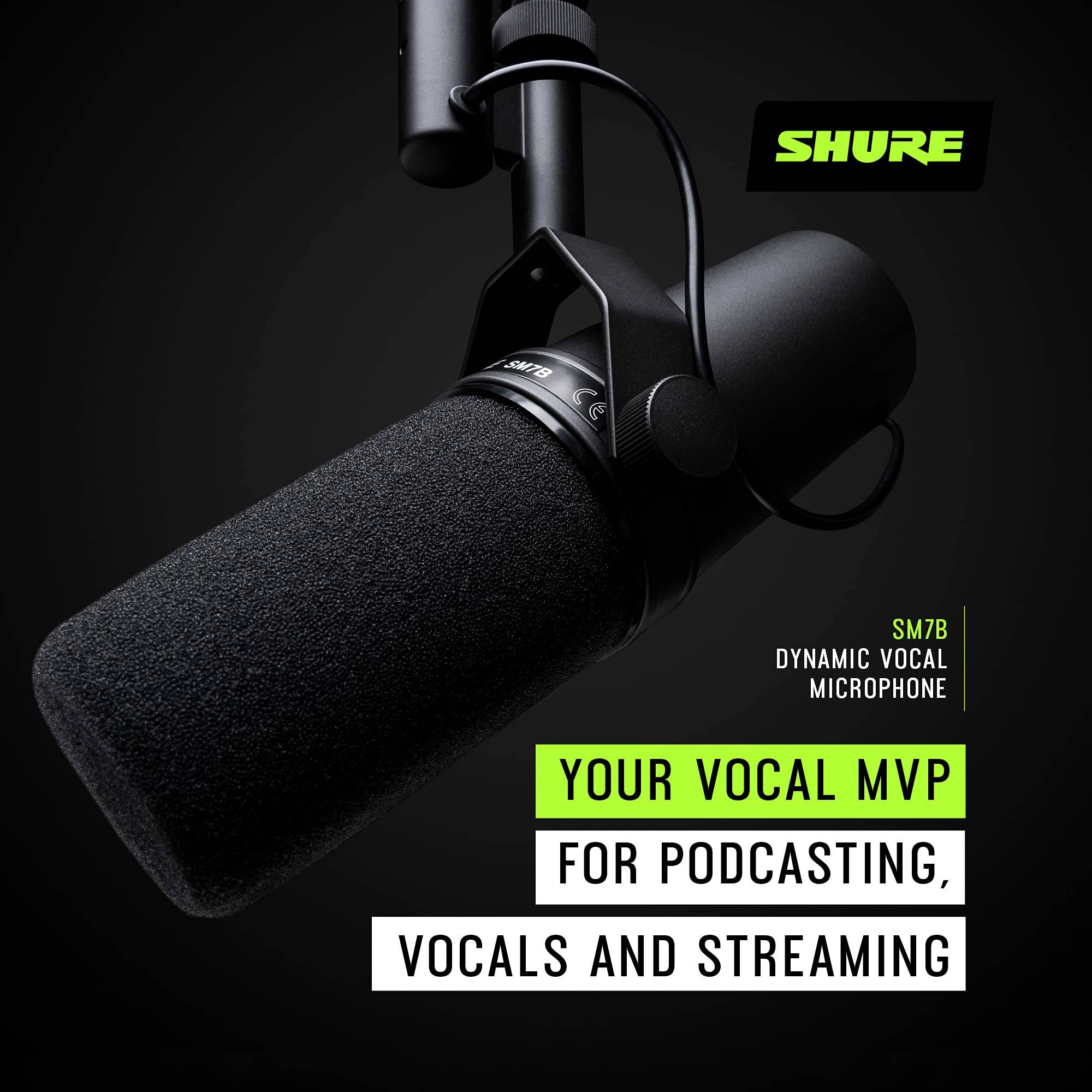 Shure SM7B's Dual Sound Options