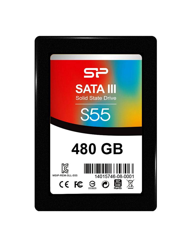 Silicon Power S55 480GB Ultra Slim Internal Solid State Hard Drive  zoom image