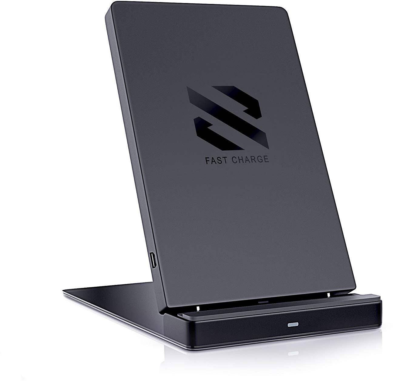 SKYVIK Beam Portable(7.5W & 10W) QI Certified Fast Wireless Charging pad for iPhone, Samsung Galaxy S8/S9  zoom image