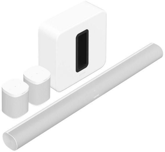 Sonos Surround Set with Arc, Sub and One SL - 5.1.2 Dolby Atmos Home Theater System zoom image