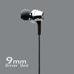 Compact high quality sound with 9 mm driver