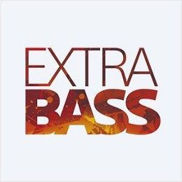 Extra bass technology produces deep rich bass