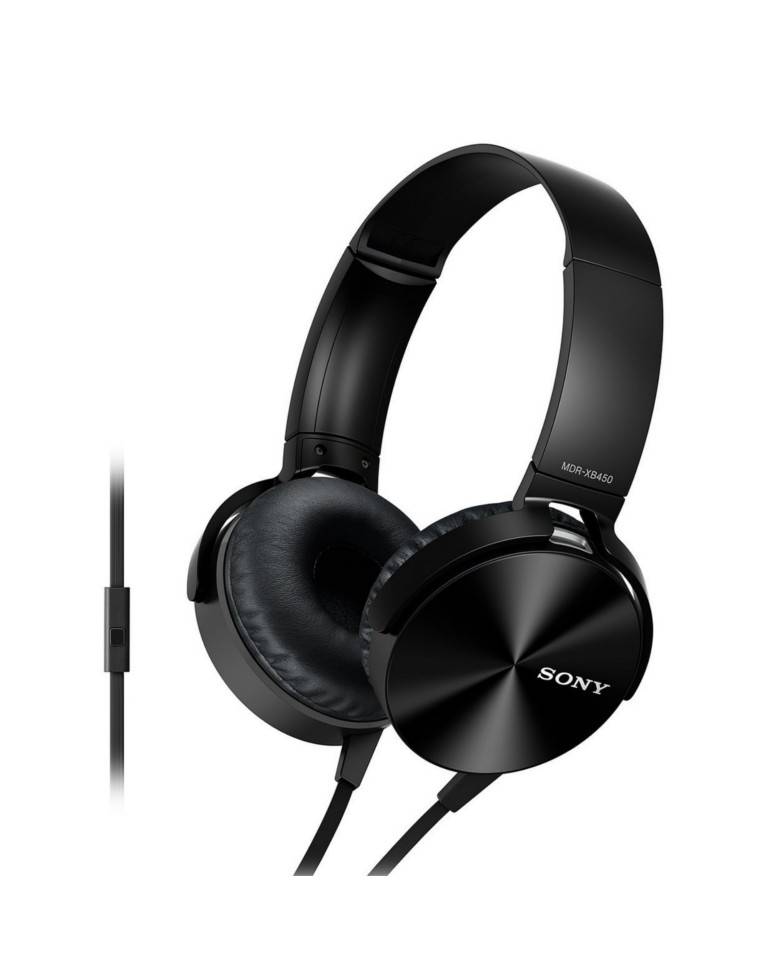 Sony MDR-XB450AP On-Ear EXTRA BASS Headphones with Mic zoom image