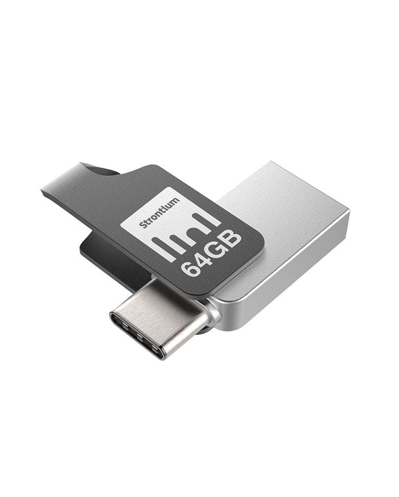 Strontium Nitro Plus 64GB OTG TYPE-C USB 3.1 Flash Drive zoom image