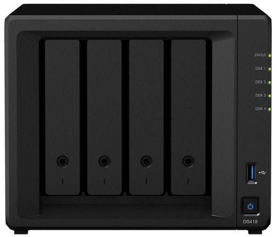 Synology DiskStation DS418 Network Attached Storage zoom image