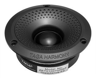 Â Transformed 1â€™â€™ (25mm) Silk Dome high frequency driver.