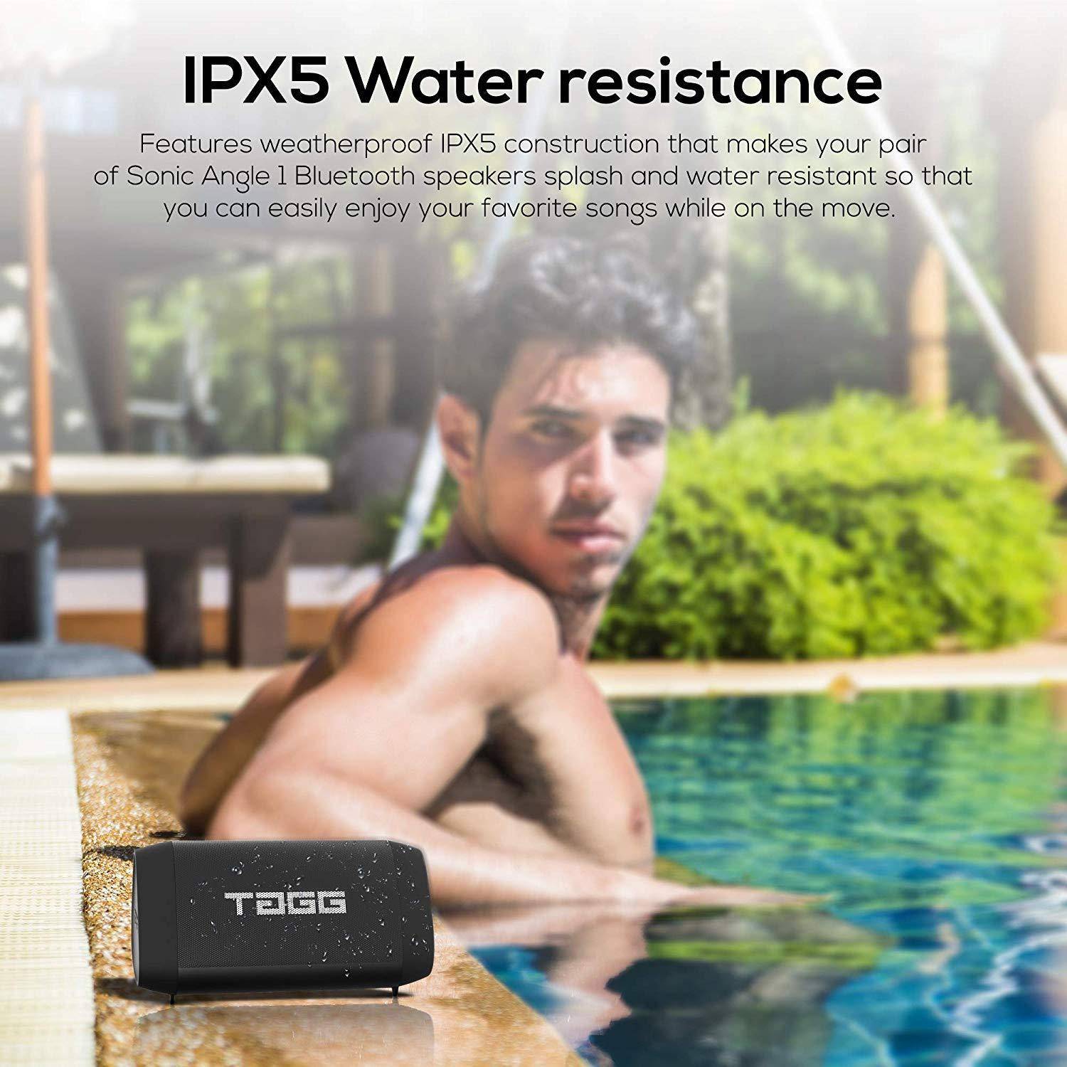 IPX 5 water resistant