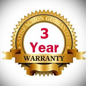 3 years manufacturer warranty