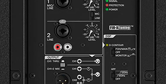 Easy-to-use Onboard 2-Channel Mixer