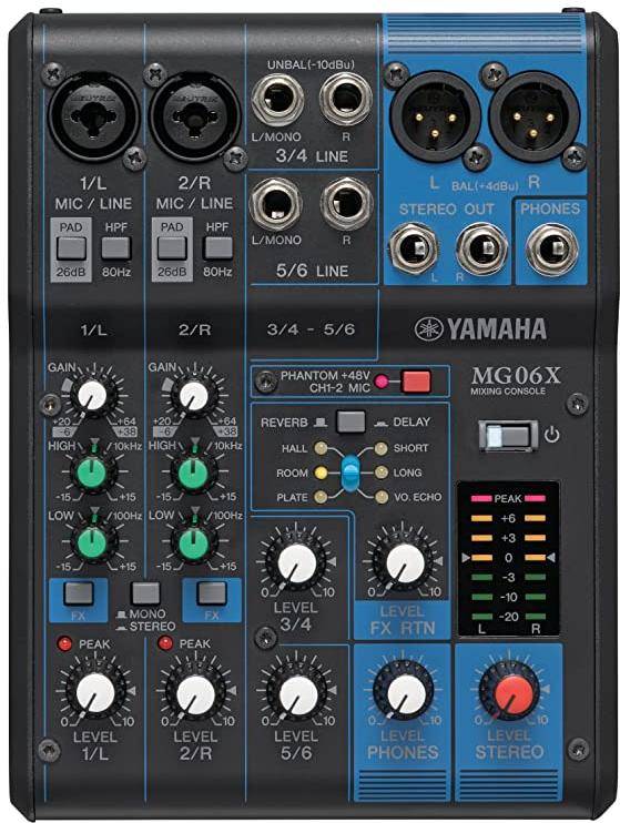 Buy Yamaha MG06X digital mixer Online in India at Lowest Price VPLAK