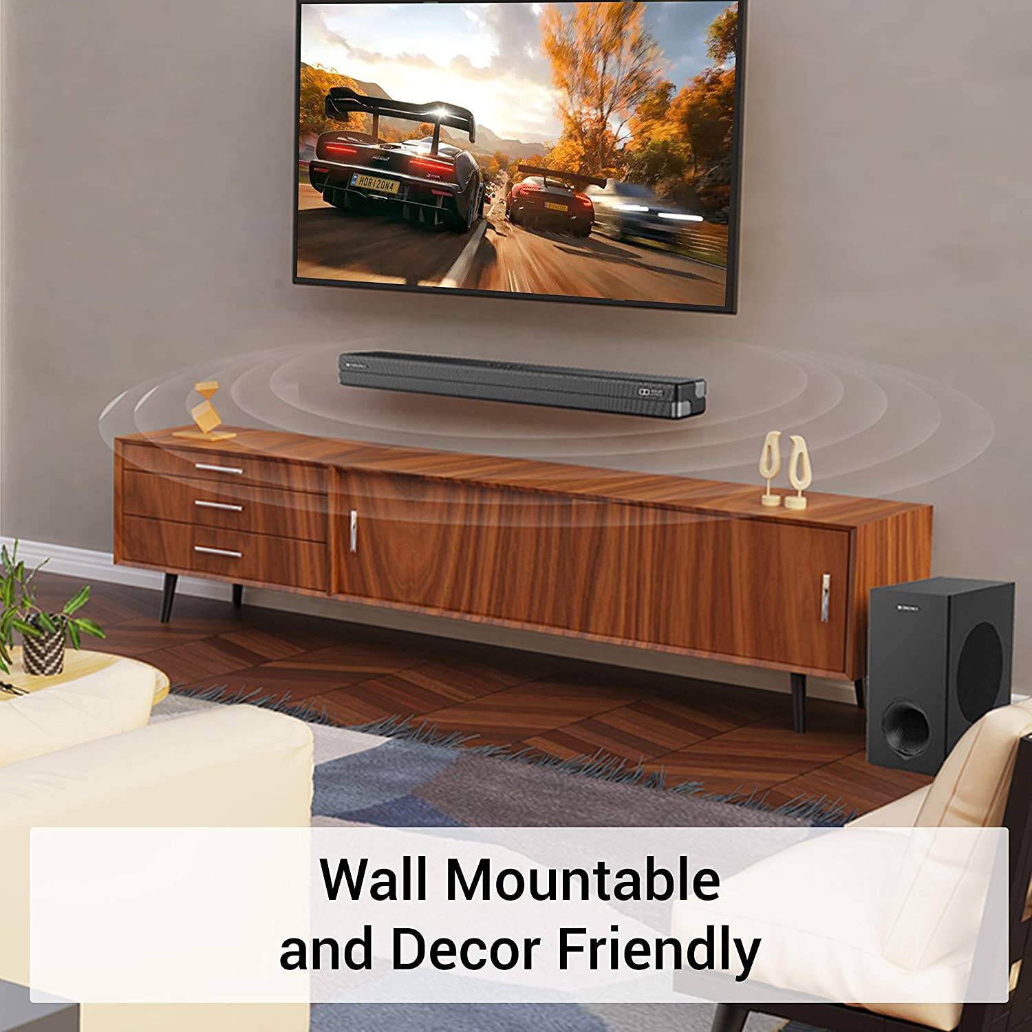 Wall Mountable And Decor Friendly